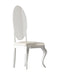 Carmen Arm And Side White Chair - i22324 - In Stock Furniture