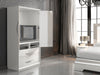 Carmen White 2 Door Wardrobe - i23980 - In Stock Furniture