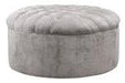 Carnaby Dove Oversized Accent Ottoman - 1240408 - Gate Furniture