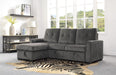 Carolina Gray Reversible Sleeper Sectional with Storage - 9402DGY*SC - Gate Furniture