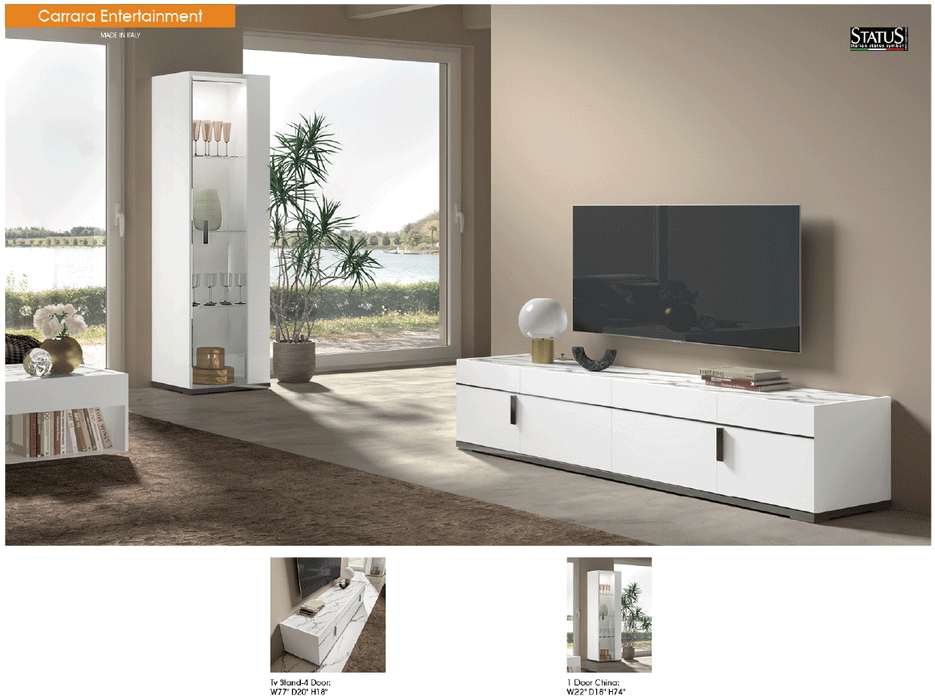 Carrara Entertainment Set - In Stock Furniture