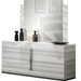 Carrara Grey Dresser/Chest/Mirror Set - In Stock Furniture