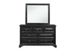 Carter King Bed, Dresser, Mirror, Nightstand - CARTER-KB+DR+MR+NS - Gate Furniture