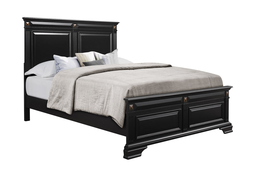 Carter Queen Bed, Dresser, Mirror, Nightstand - CARTER-QB+DR+MR+NS - Gate Furniture