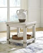 Carynhurst White Wash Gray End Table - T757-3 - Gate Furniture