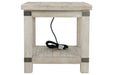 Carynhurst White Wash Gray End Table - T757-3 - Gate Furniture