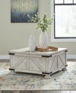 Carynhurst Whitewash Coffee Table - T929-20 - Gate Furniture