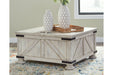 Carynhurst Whitewash Coffee Table - T929-20 - Gate Furniture