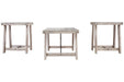 Carynhurst Whitewash Table (Set of 3) - T356-13 - Gate Furniture