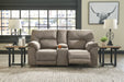 Cavalcade Slate Power Reclining Loveseat with Console - 7760196 - Gate Furniture