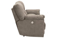 Cavalcade Slate Power Reclining Loveseat with Console - 7760196 - Gate Furniture