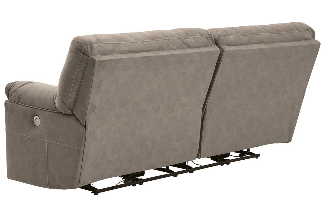 Cavalcade Slate Power Reclining Sofa - 7760147 - Gate Furniture