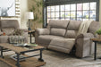 Cavalcade Slate Power Reclining Sofa - 7760147 - Gate Furniture