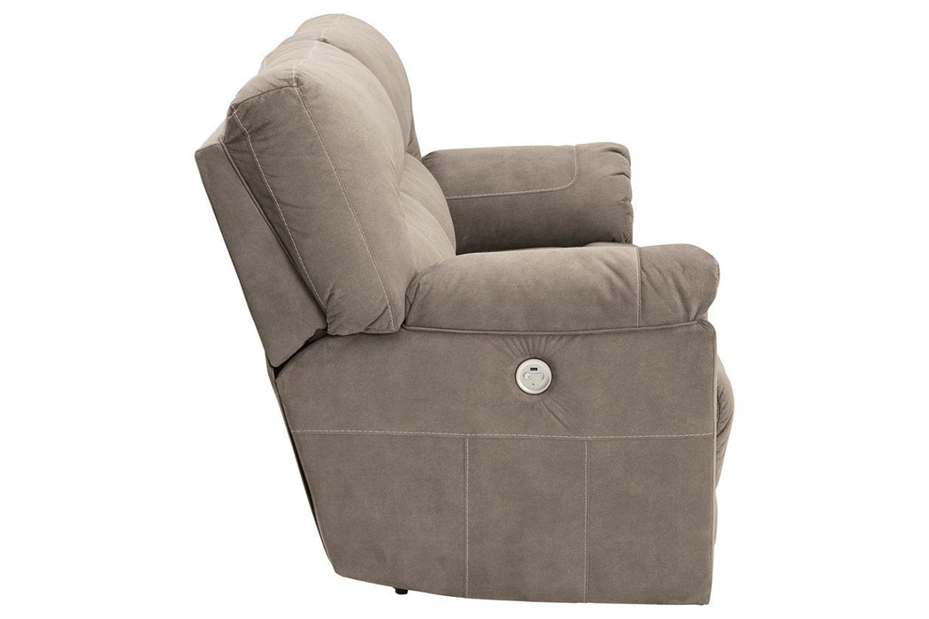 Cavalcade Slate Power Reclining Sofa - 7760147 - Gate Furniture