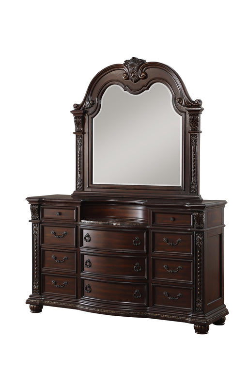 Cavalier Brown Mirror - 1757-6 - Gate Furniture