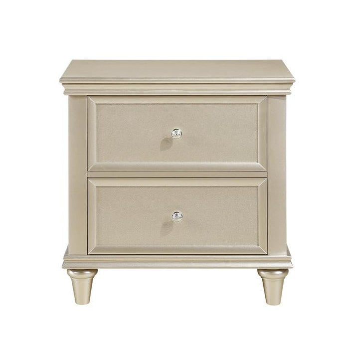 Celandine Silver Nightstand - 1928-4 - Gate Furniture