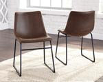 Centiar Brown/Black Dining Chair (Set of 2) - D372-01 - Gate Furniture