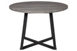 Centiar Gray/Black Dining Table - D372-16 - Gate Furniture