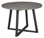 Centiar Gray/Black Dining Table - D372-16 - Gate Furniture