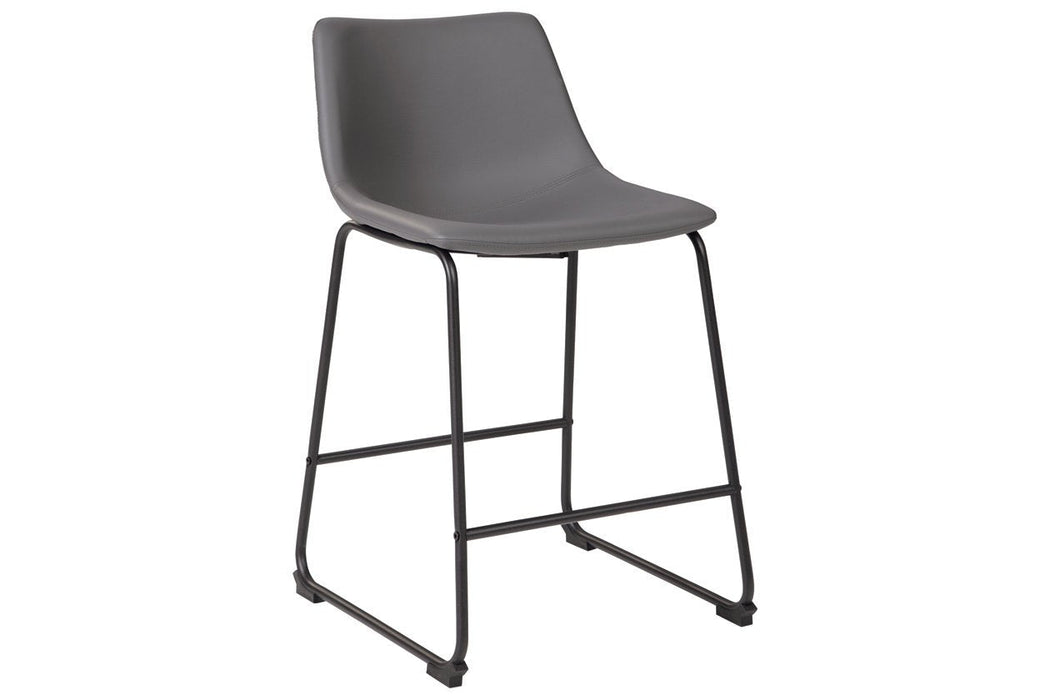 Centiar Gray Counter Height Bar Stool - D372-824 - Gate Furniture