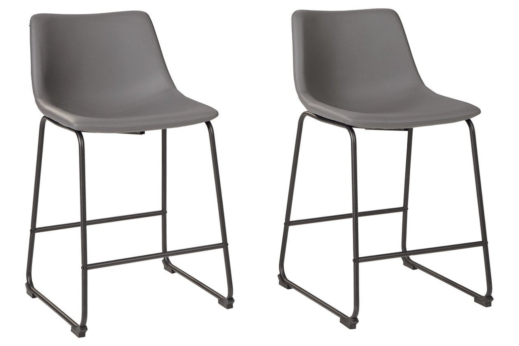 Centiar Gray Counter Height Bar Stool - D372-824 - Gate Furniture