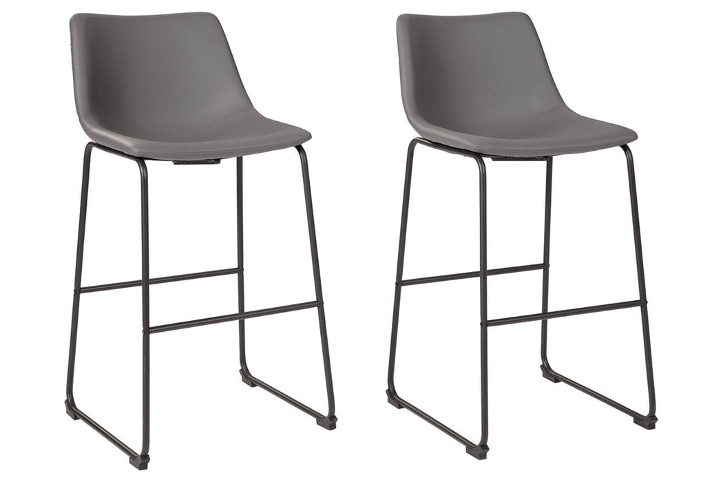 Centiar Gray Pub Height Bar Stool - D372-830 - Gate Furniture