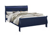 Charlie Blue King Bed And Nightstand - CHARLIE-BLUE-KB+NS - Gate Furniture