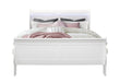 Charlie White Queen Bed Group With Led - CHARLIE-WHITE-QBG - Gate Furniture