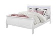 Charlie White Queen Bed Group With Led - CHARLIE-WHITE-QBG - Gate Furniture