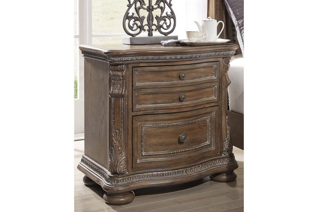 Charmond Brown Nightstand - B803-92 - Gate Furniture