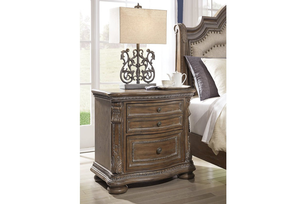 Charmond Brown Nightstand - B803-92 - Gate Furniture