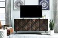 Chasinfield Dark Brown 72" TV Stand - W648-68 - Gate Furniture