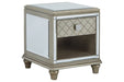 Chevanna Platinum End Table - T942-3 - Gate Furniture