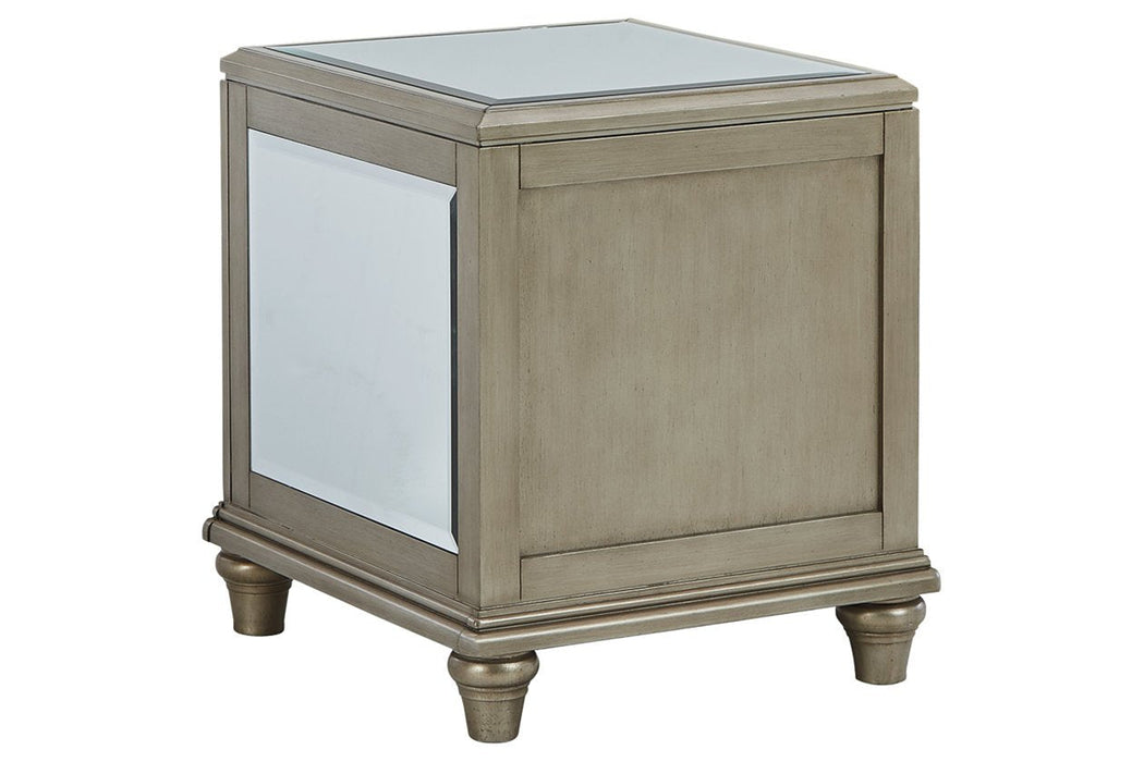 Chevanna Platinum End Table - T942-3 - Gate Furniture