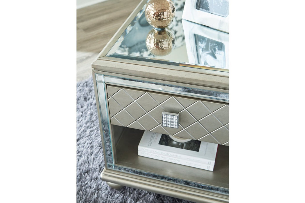 Chevanna Platinum End Table - T942-3 - Gate Furniture