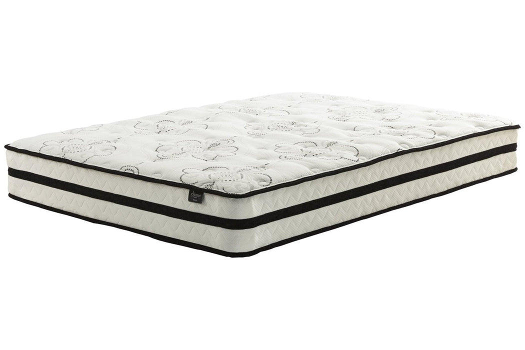 Chime 10 Inch Hybrid White Twin Mattress in a Box - M69611 - Gate Furniture