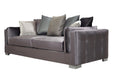 Clara Gray Velvet Sofa & Loveseat - Gate Furniture