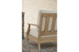 Clare View Beige Lounge Chair with Cushion - P801-820 - Gate Furniture