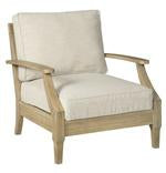 Clare View Beige Lounge Chair with Cushion - P801-820 - Gate Furniture