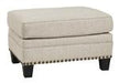 Claredon Linen Ottoman - 1560214 - Gate Furniture