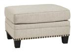 Claredon Linen Ottoman - 1560214 - Gate Furniture