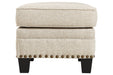 Claredon Linen Ottoman - 1560214 - Gate Furniture