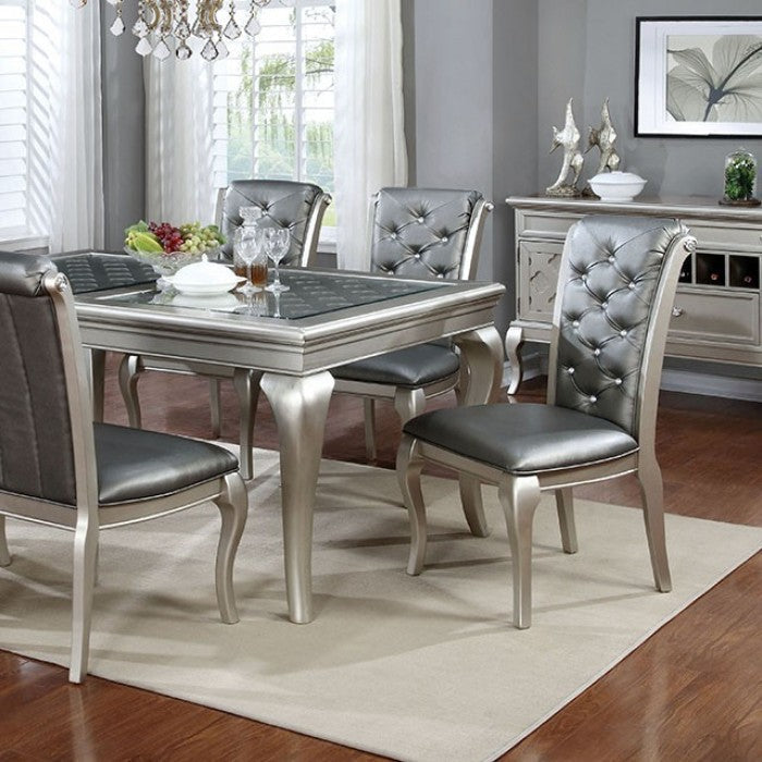 AMINA Gray Dining Room Set