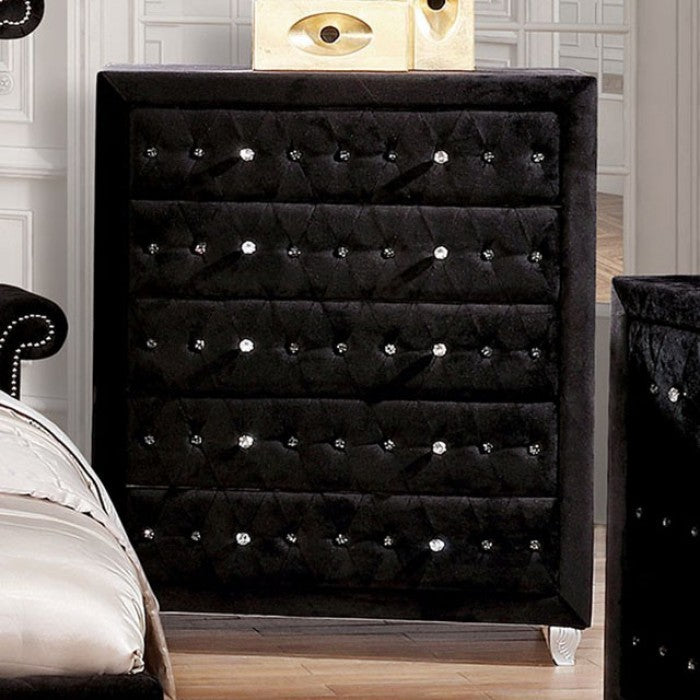 SANSOM Black Queen Bedroom Set