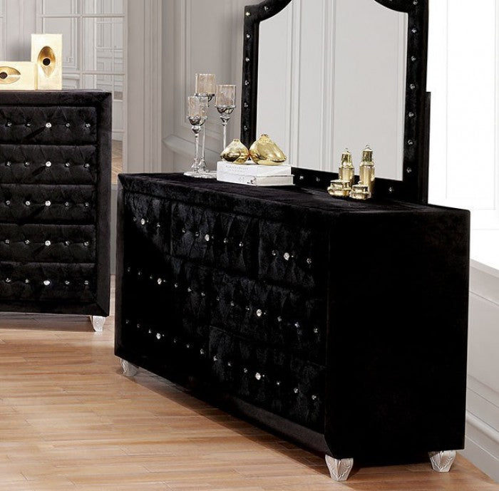 SANSOM Black Queen Bedroom Set