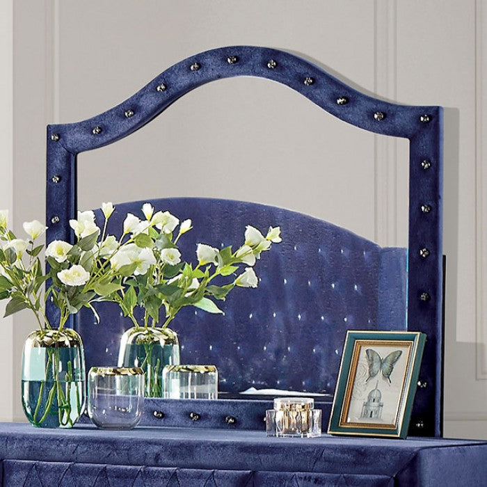 SANSOM Blue Queen Bedroom Set