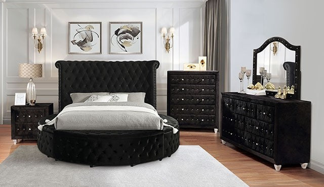 SANSOM Black Queen Bedroom Set