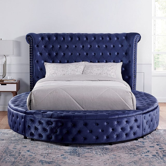 SANSOM Blue Queen Bedroom Set