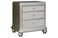 Coralayne Silver Nightstand - B650-93 - Gate Furniture