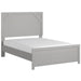 Cottenburg Light Gray-White Full Panel Bed - Gate Furniture